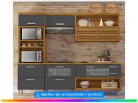 Armário de Cozinha Compacta Nesher Realeza Nicho para