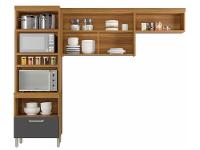 Armário de Cozinha Compacta Nesher Realeza Nicho para - 7