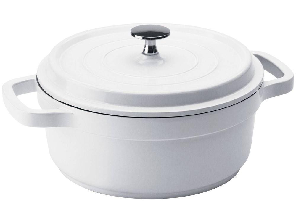 Caçarola Hercules Antiaderente de Alumínio 21,3cm 2,4L Branca PA9000-20C - 1