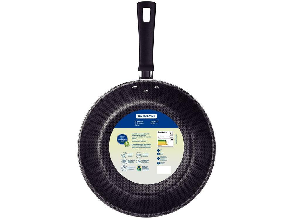 Frigideira Antiaderente Tramontina Alumínio Loreto 20380730 Vermelha 30cm - 2