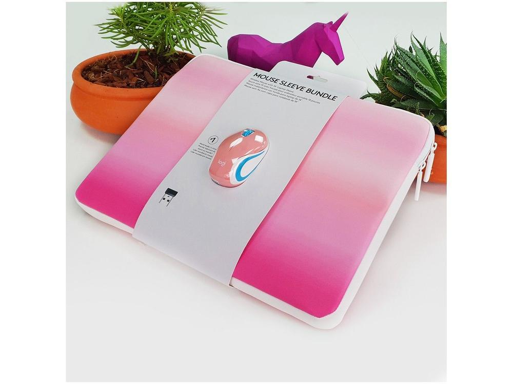 Mini Mouse sem Fio Logitech Laser 1000DPI 3 Botões - 5