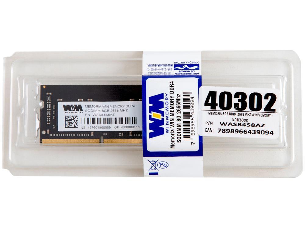 Memória RAM para Notebook 8GB DDR4 PCWare - 4