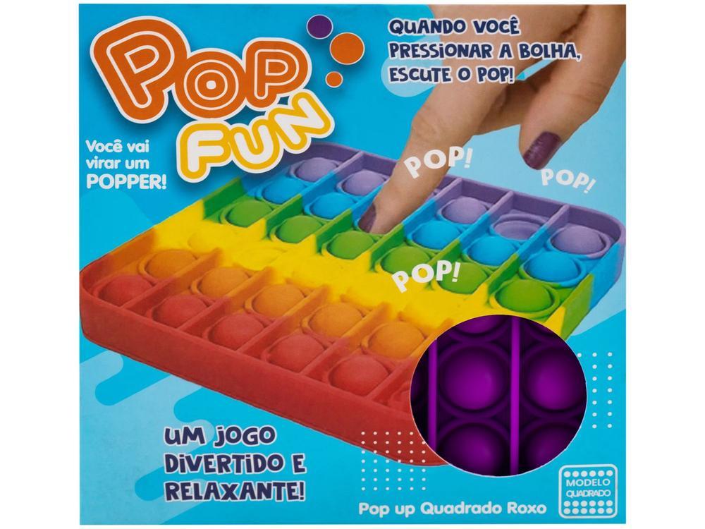 Pop It Quadrado Fidget Shiny Toys  - 7