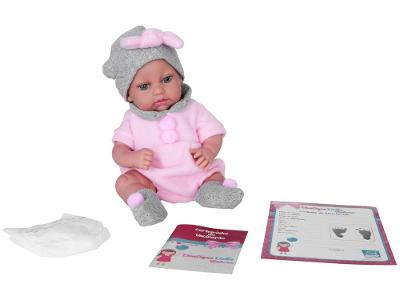 Boneca Boutique Dolls eborn Macacão Rosa
