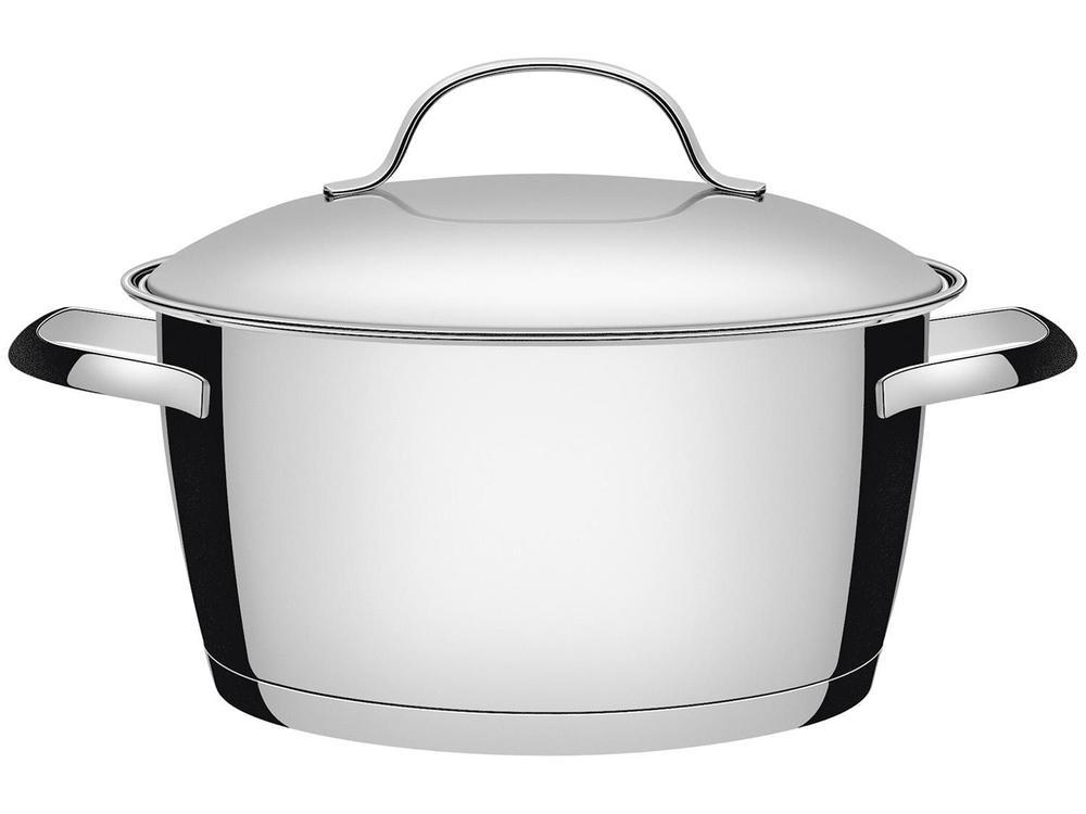 Caçarola Funda Tramontina Inox Fundo Triplo Allegra 18cm - 1