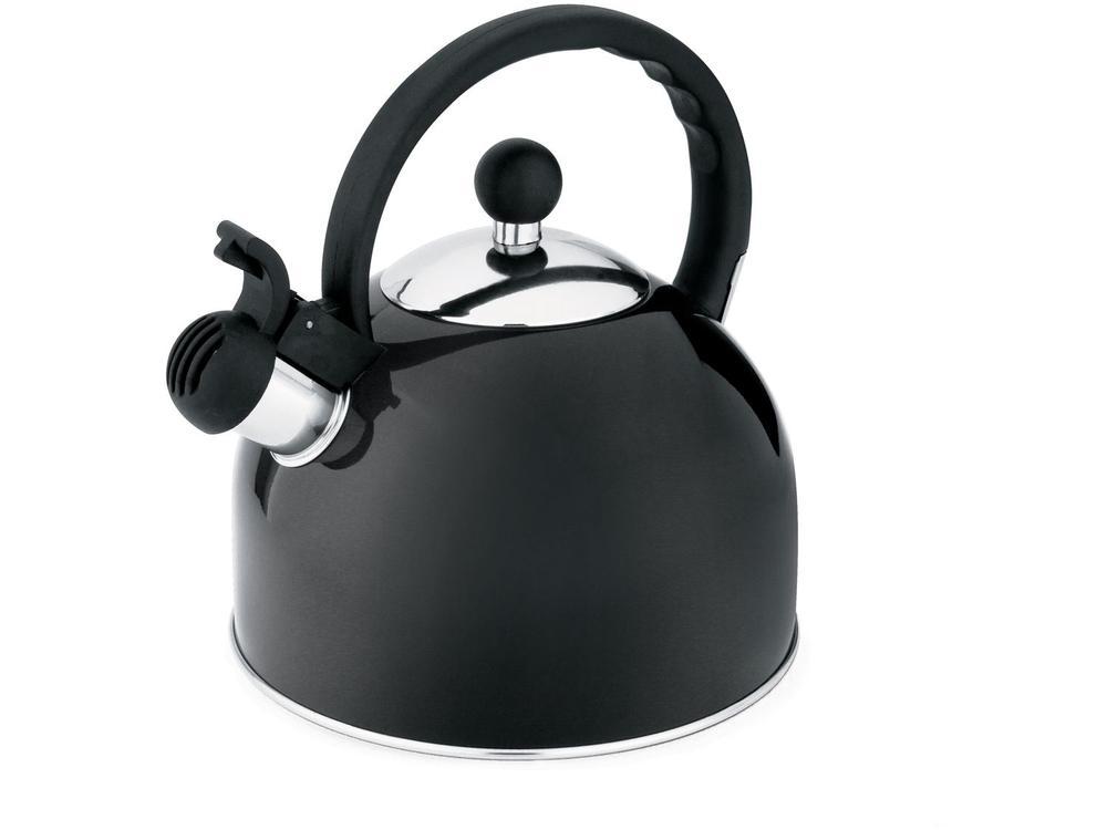 Chaleira Hércules Inox com Apito Preta 1,75L CH25-PS - 4