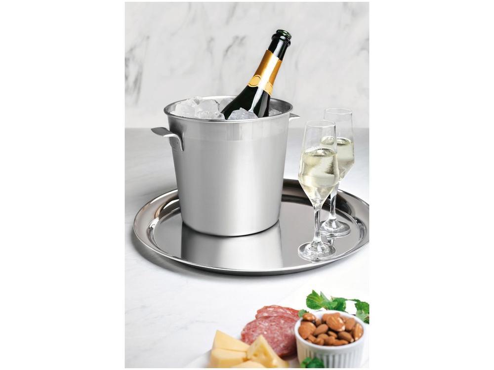 Bandeja Inox Tramontina Redonda - 6