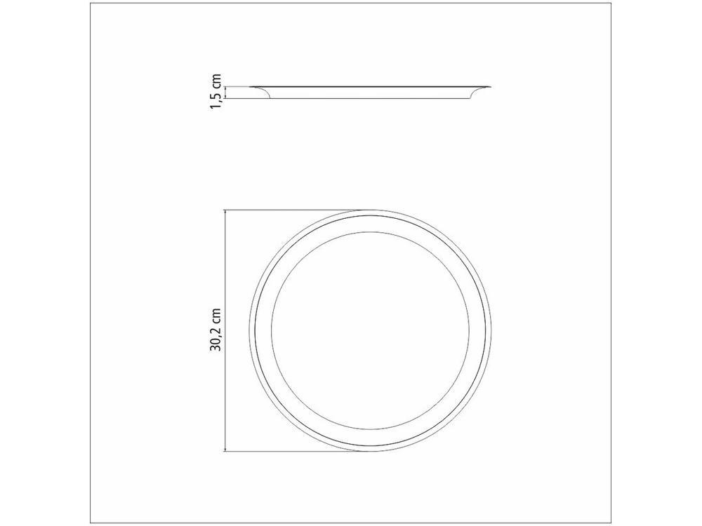Bandeja Inox Tramontina Redonda - 7