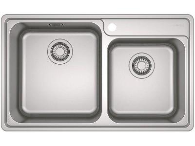 Cuba para Cozinha de Sobrepor Franke Inox Dupla