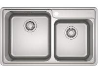 Cuba para Cozinha de Sobrepor Franke Inox Dupla - 1