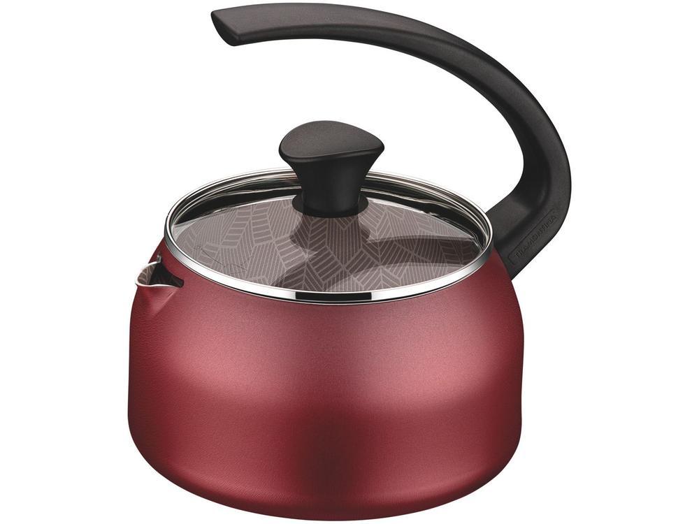 Chaleira Tramontina Vermelha 1,9L Paris Texture - 1