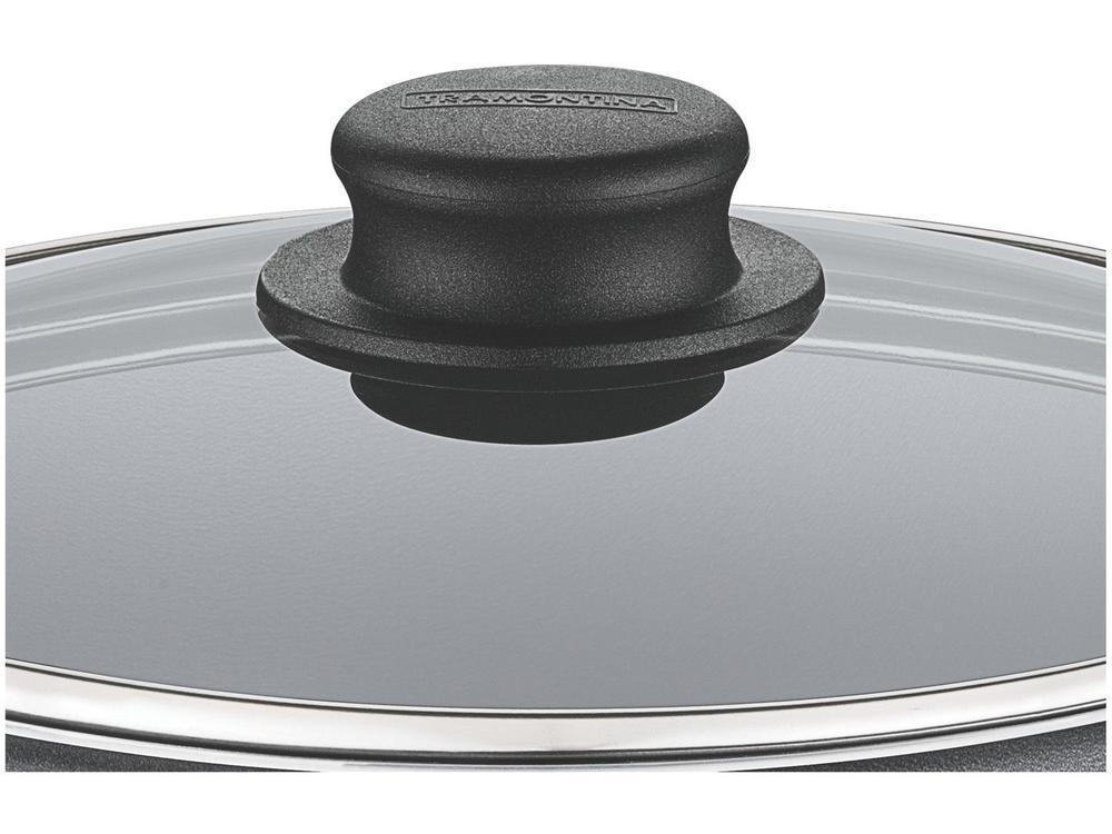 Caçarola Tramontina Antiaderente com Tampa Chumbo 3,7L 22cm Turim - 2