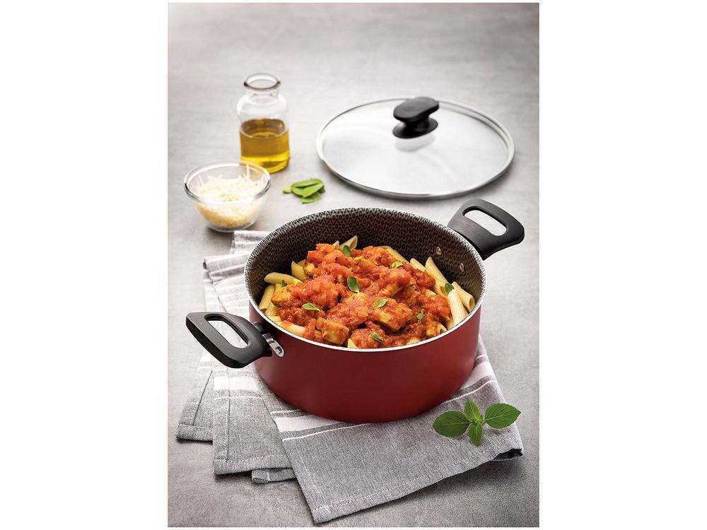 Caçarola Tramontina Antiaderente Vermelho 2,8L 20cm Loreto 20382720 - 2