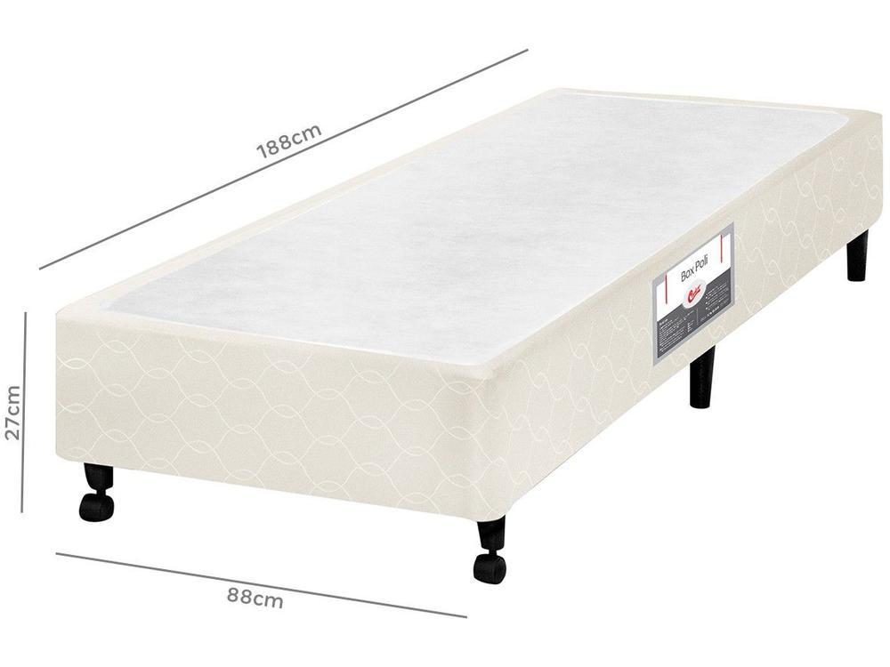 Base Cama Box Solteiro Castor 27cm de Altura Poli - 2