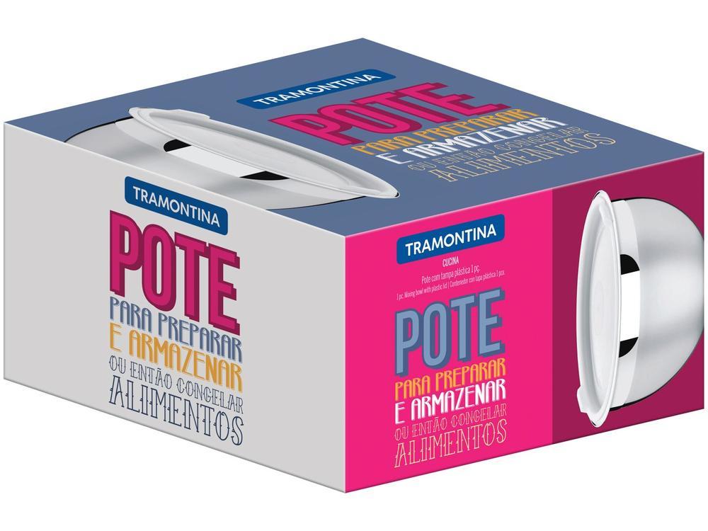 Recipiente Redondo em Inox 5,2 Litros c/ Tampa Tramontina 61228/240 - 7