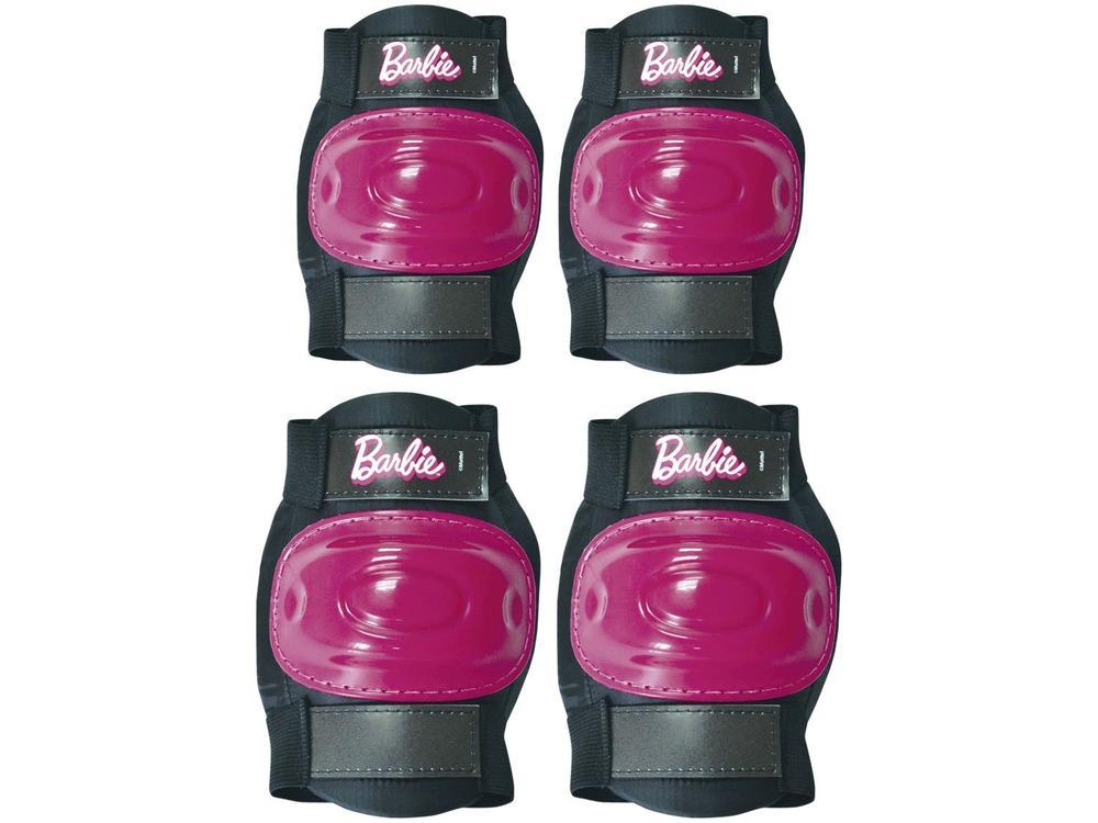 Patins In Line Infantil Barbie Fun Rosa e Preto - 3