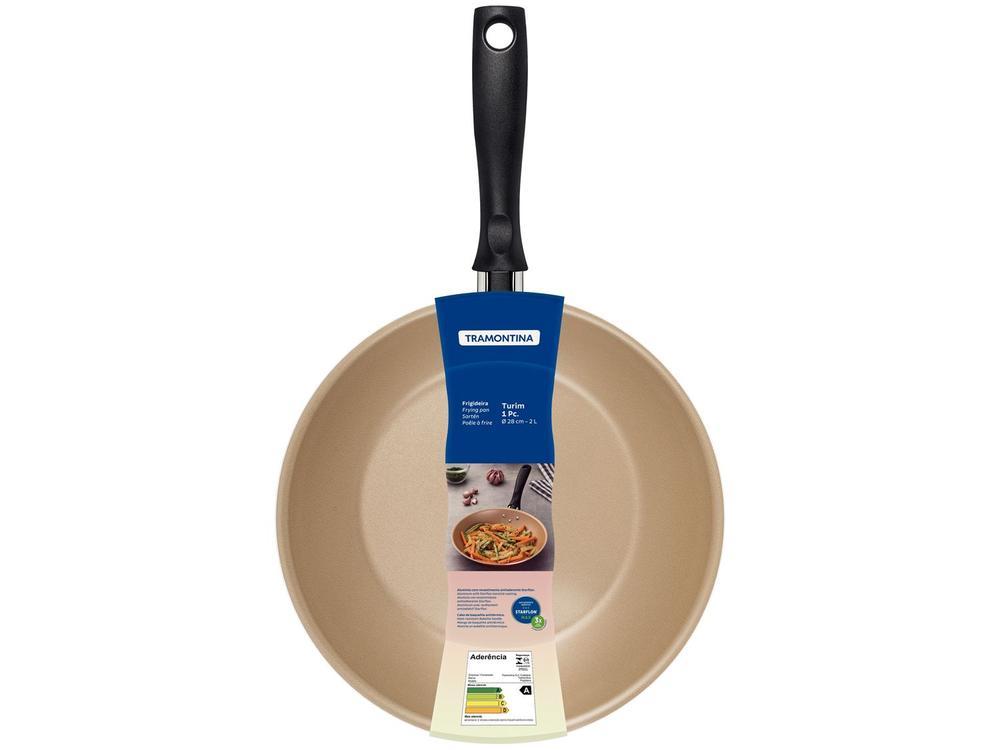 Frigideira Antiaderente Tramontina de Alumínio Turin 20260728 Vermelha 28cm - 3