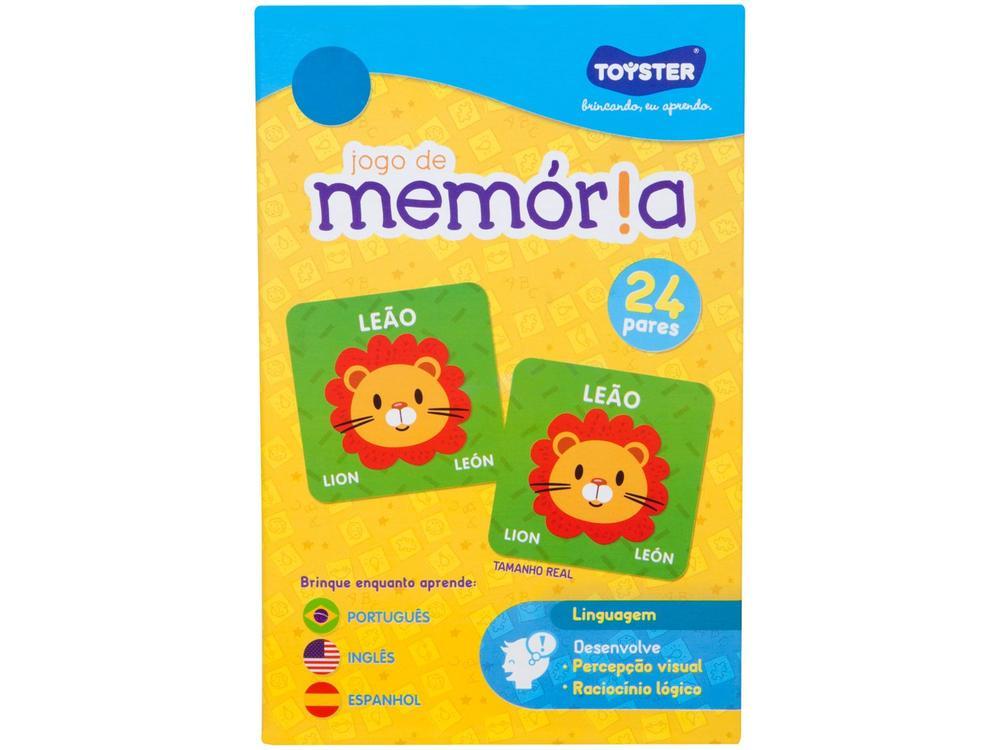 Jogo da Memória Linguagem Trilíngue Toyster - 4