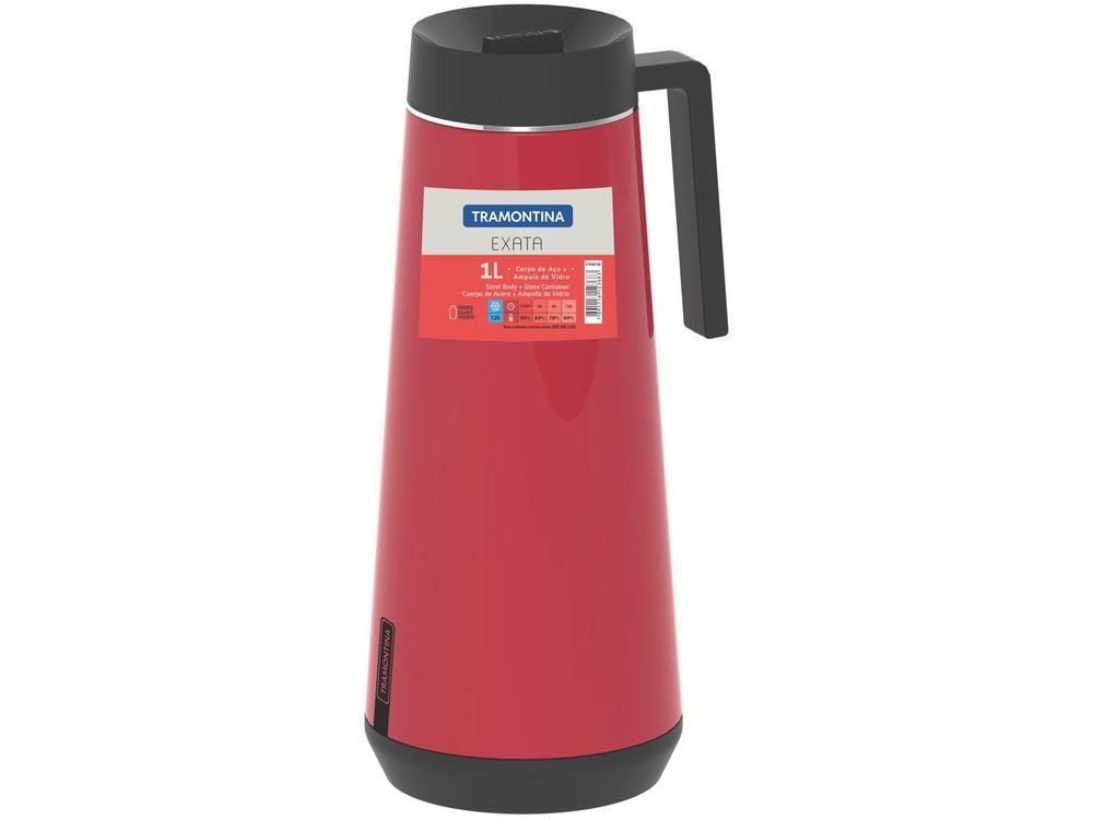 Bule Térmico 1L Vermelho Tramontina - 8