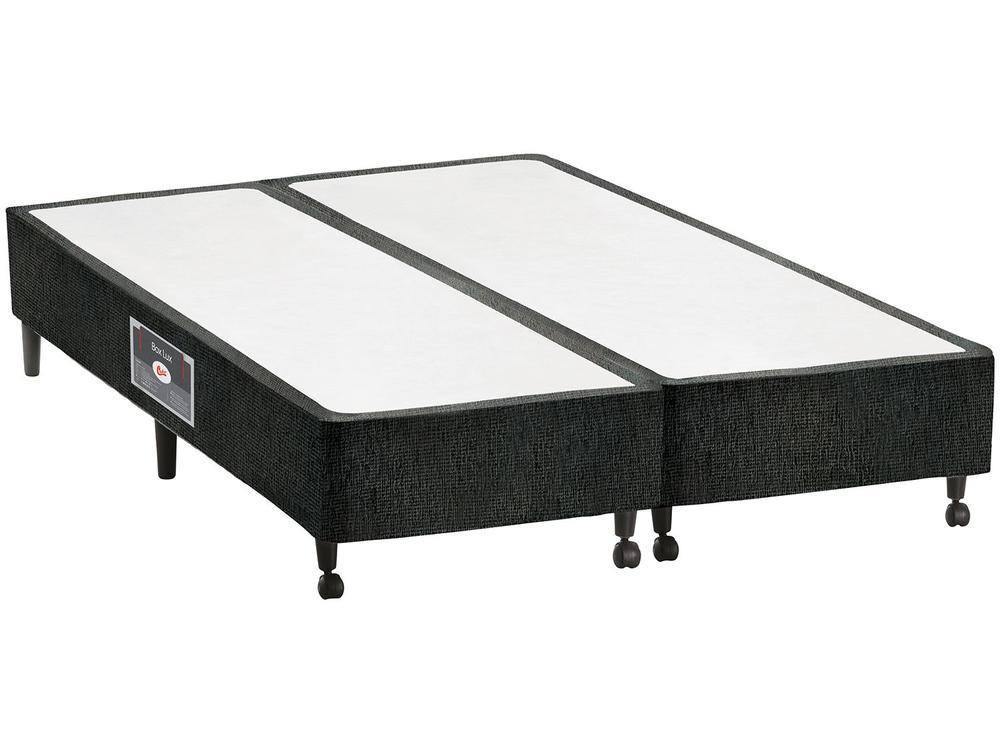 Box para Colchão Queen Size Castor Bipartido 27cm de Altura Lux - 1