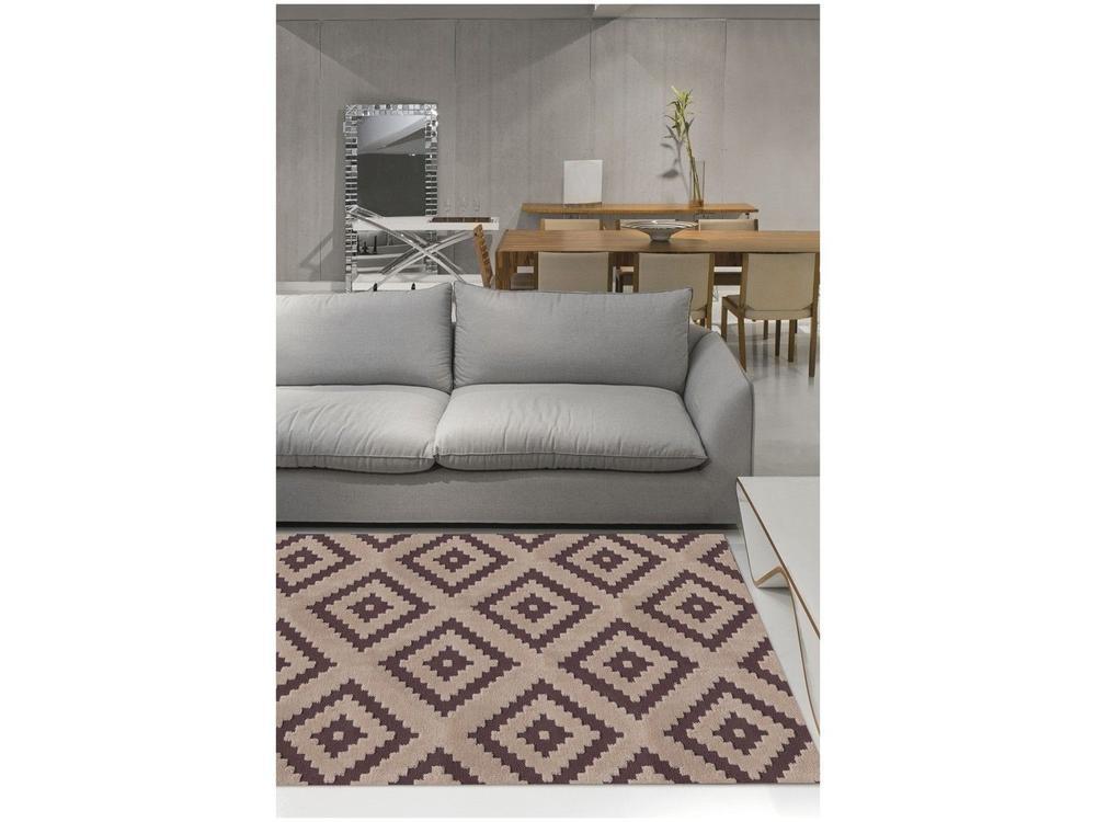 Tapete Geométrico Retangular Elegance Quadros - 1
