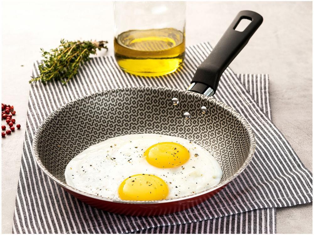 Frigideira Antiaderente Tramontina Alumínio Loreto 20380720 Vermelha 20cm - 2