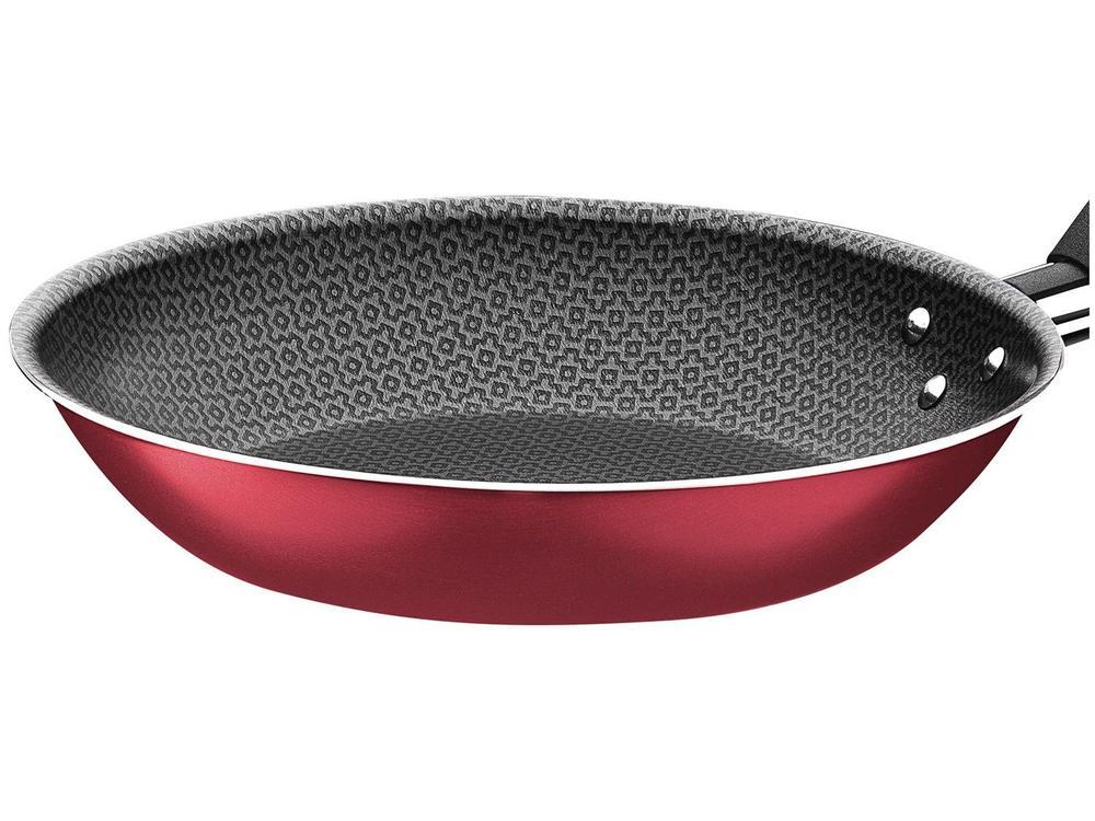 Frigideira Antiaderente Tramontina Alumínio Loreto 20380720 Vermelha 20cm - 3