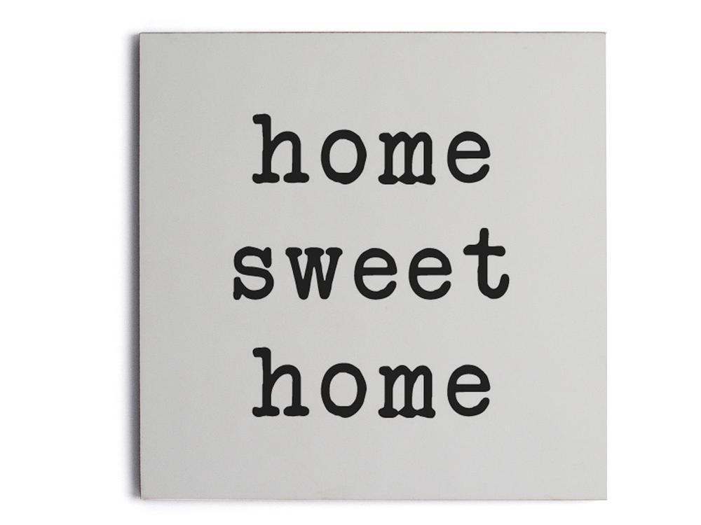 Placa Decorativa MDF Home Sweet 20x20cm - 2