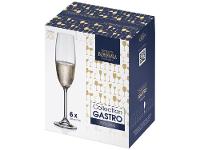 Jogo de Taças para Champanhe Cristal 220ml - 6