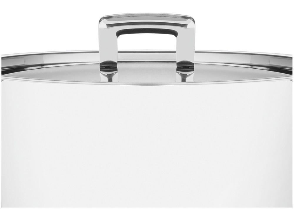 Caçarola Tramontina Inox Fundo Triplo com Tampa 3,6L 20cm Brava - 3