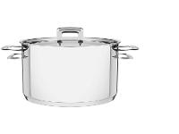 Caçarola Tramontina Inox Fundo Triplo com Tampa 3,6L 20cm Brava - 1