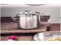 Caçarola Tramontina Inox Fundo Triplo com Tampa 3,6L 20cm Brava - 2