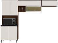 Cozinha Completa Poliman Móveis Evidence Nicho - 1