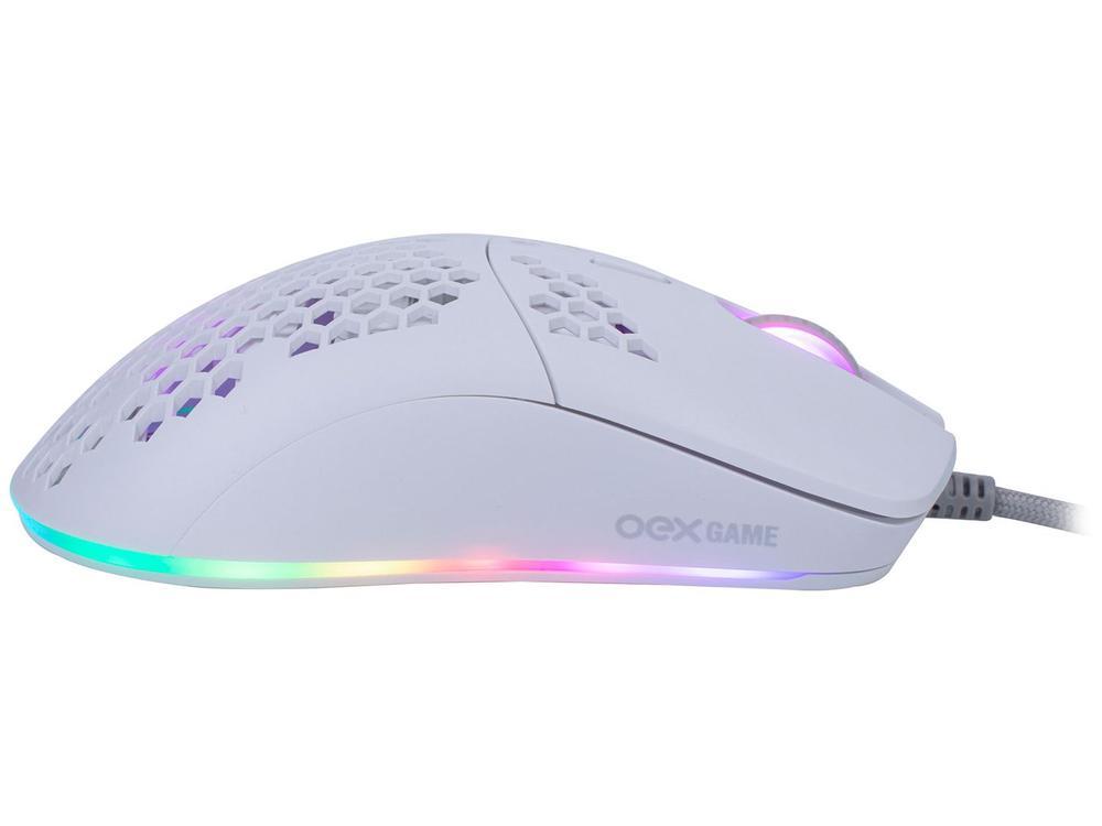 Mouse Gamer RGB OEX Game Óptico 7200DPI 7 Botões MS322 Dyon - 8