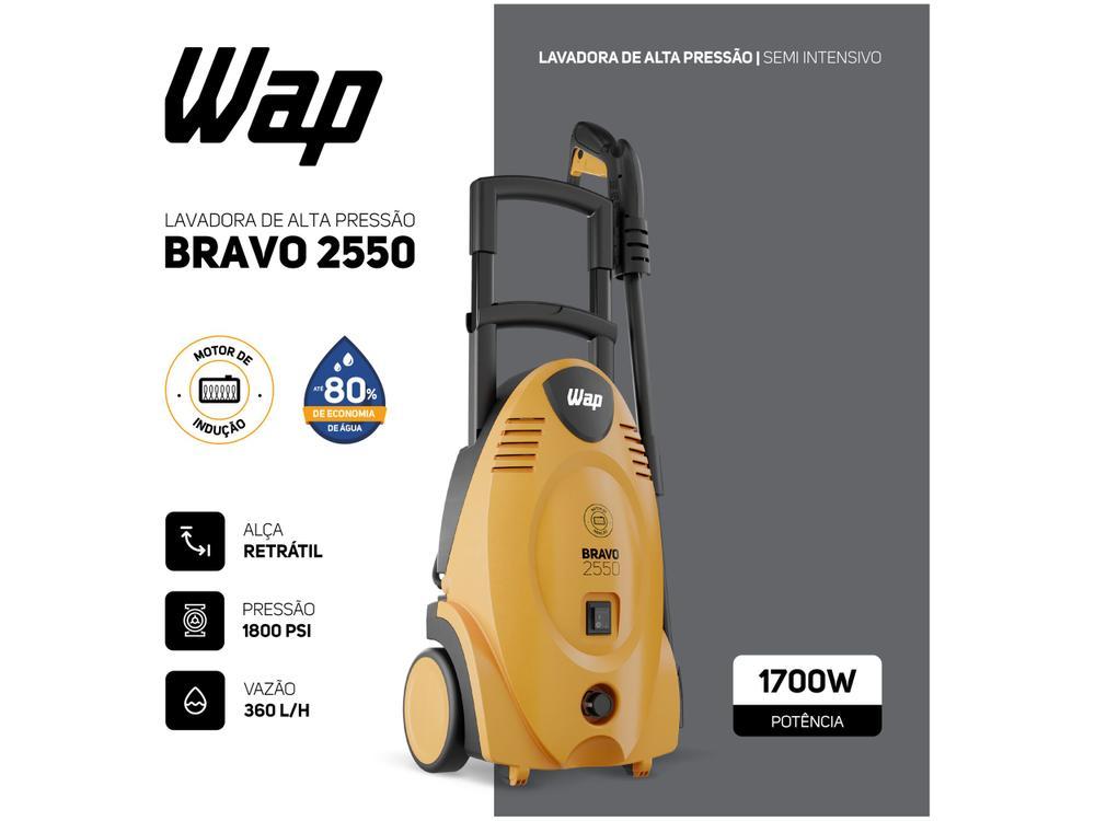 Lavadora de Alta Pressão WAP 1800 PSI 1700W Bravo 2550 - 4