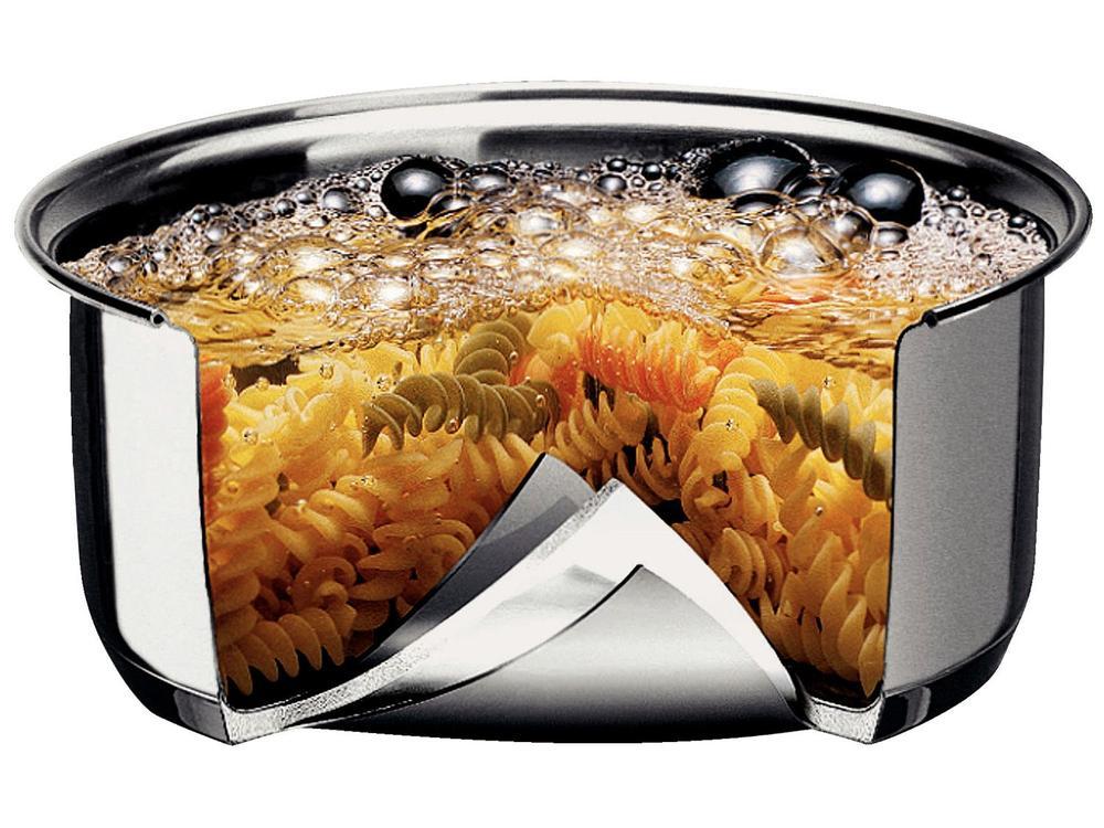 Caçarola Rasa Inox Fundo Triplo Solar 16cm 1,4L Tramontina - 11