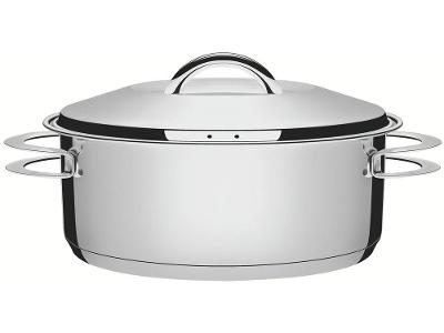 Caçarola Rasa Inox Fundo Triplo Solar 16cm 1,4L Tramontina
