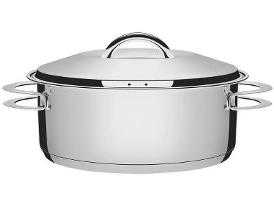 Caçarola Rasa Inox Fundo Triplo Solar 16cm 1,4L Tramontina
