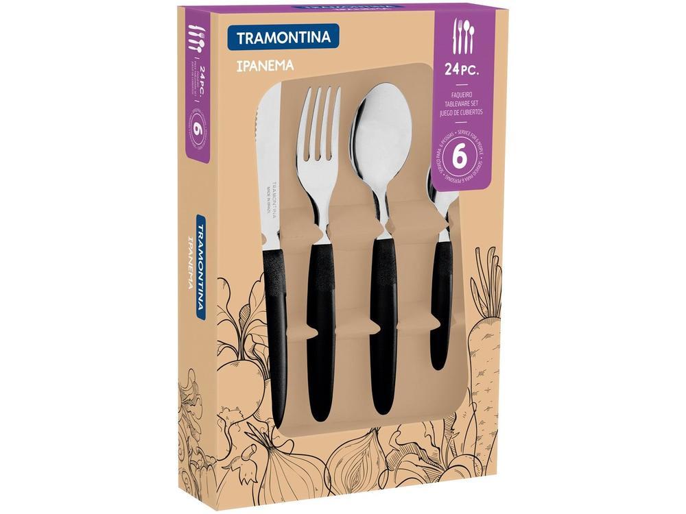Faqueiro Tramontina Inox Ipanema 24 Peças - 4