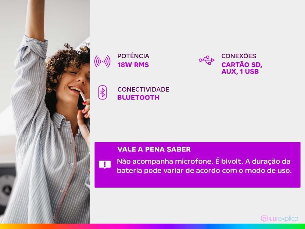 Caixa de Som Argom Bazooka ARG-SP-3124BN Bluetooth - 2