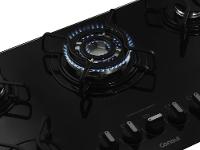 Cooktop 5 Bocas a Gás Natural e GLP Consul Vidro - 5