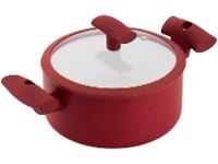 Caçarola Hércules Antiaderente com Tampa Vermelha - 1