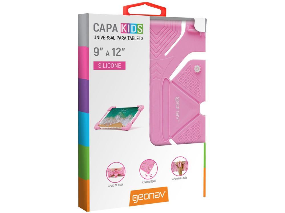 Capa para Tablet Universal 9” até 12” Rosa - Kids - 6