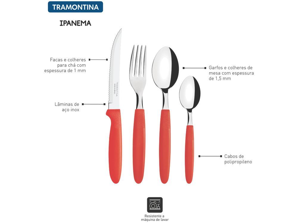 Faqueiro Tramontina Inox Ipanema 24 Peças - 4