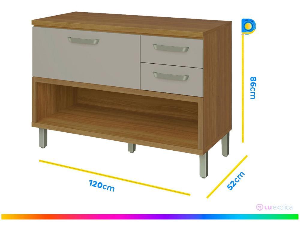 Balcão de Cozinha com Tampo Cozinhas Nesher - 3