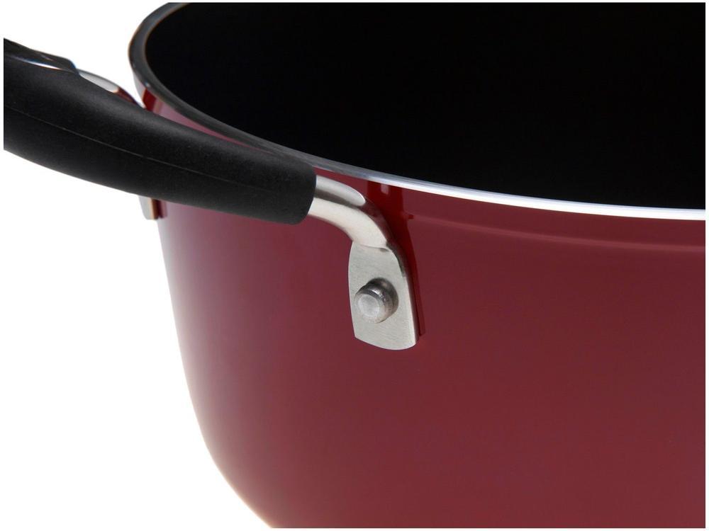 Jogo de Panelas Tramontina Antiaderente de Alumínio Vermelho 5 Peças Mônaco - 9