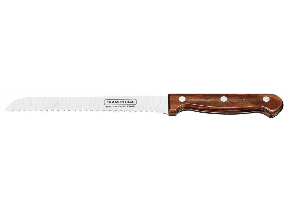 Faca para Pão Tramontina Inox 7” Polywood - 1