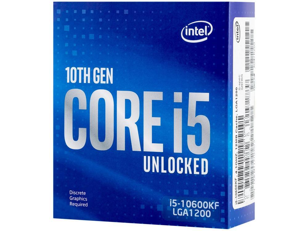 Processador Intel Core i5-10600KF 4.10GHz - 6