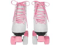 Patins 4 Rodas Infantil Fun F0010-3 Branco e Rosa - 2