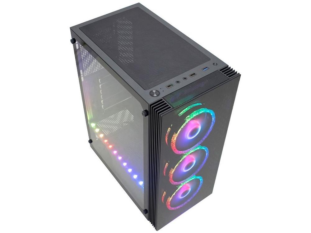 Gabinete Gamer K-Mex Asgard Star RGB Mid Tower - 3